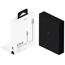 Кабель uBear Cord USB-C / USB-A, 2A, Вт  1,2м, серый - 1