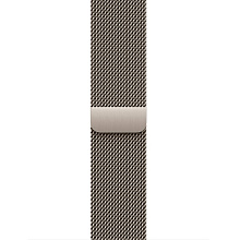 Ремешок Apple Milanese Loop 42mm, Нержавеющая сталь, серебристый - 0