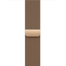 Ремешок Apple Milanese Loop 42mm, Нержавеющая сталь, золотой - 0