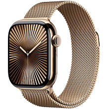 Ремешок Apple Milanese Loop 42mm, Нержавеющая сталь, золотой - 1