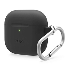 Чехол Elago Silicone Hang case черный, для AirPods 4 - 0