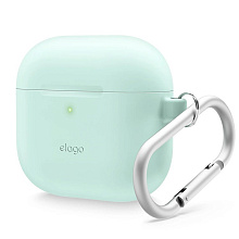 Чехол Elago Silicone Hang case мятный, для AirPods 4 - 0