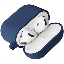 Чехол VLP Charm Case темно-синий, для AirPods 4/4 ANC - 1