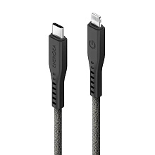 Кабель EnergEA Flow USB-C / Lightning 1,5м, черный - 1