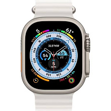 Apple Watch Ultra GPS + Cellular 49mm (браслет Ocean Band белый, IP6X) - 1