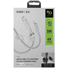 Кабель EnergEA Flow USB-C / Lightning 1,5м, белый - 3