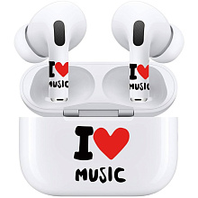 Наклейки VLP Easy Art Love Music, для AirPods Pro/Pro 2 - 0