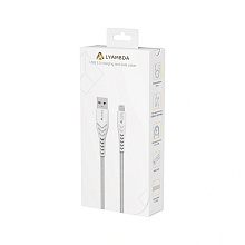 Кабель Lyambda LALm05 Premium USB / Lightning 0,5м, белый - 1