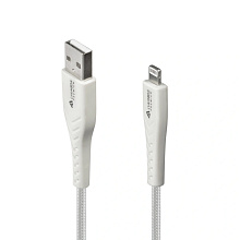 Кабель Lyambda LALm05 Premium USB / Lightning 0,5м, белый - 3