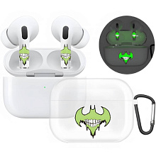 Чехол и наклейки Asynora Glow Batman, для AirPods Pro 2 - 0