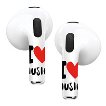 Наклейки VLP Easy Art Love Music, для AirPods 3 - 0