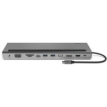 Адаптер мультипортовый Belkin Connect USB-C Multiport Dock 11 в 1, серый - 0