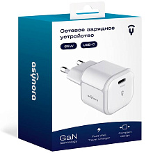 Зарядное устройство сетевое Asynora GAN PD 65W, 65Вт, белый - 2