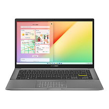 Ноутбук Asus VivoBook S14 S433EA-AM464 14″/Core i5/8/SSD 512/Iris Xe Graphics/no OS/черный - 0