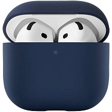 Чехол uBear Touch Pro темно-синий, для AirPods 4/4 ANC - 1