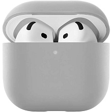 Чехол uBear Touch Pro серый, для AirPods 4/4 ANC - 1