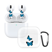 Чехол и наклейки Asynora Butterfly, для AirPods 4/4 ANC - 0