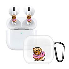 Чехол и наклейки Asynora Puppy, для AirPods 4/4 ANC - 0