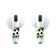 Чехол и наклейки Asynora Football, для AirPods 4/4 ANC - 1