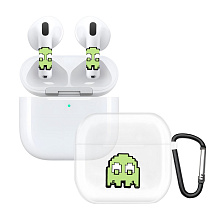 Чехол и наклейки Asynora Glow Pac-Man, для AirPods 4/4 ANC - 0