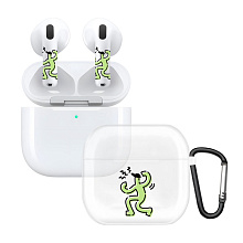 Чехол и наклейки Asynora Glow Man, для AirPods 4/4 ANC - 0