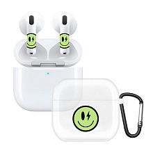 Чехол и наклейки Asynora Glow Smile, для AirPods 4/4 ANC - 0