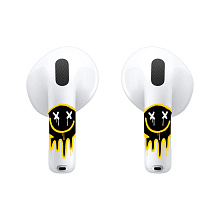 Чехол и наклейки Asynora Spray Paint Smile, для AirPods 4/4 ANC - 1