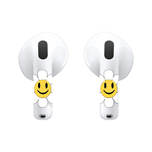 Чехол и наклейки Asynora Flower Smile, для AirPods 4/4 ANC - 1