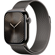 Apple Watch Series 10 + Cellular  (корпус - серый титан, 42mm браслет серый, размер M/L) - 0