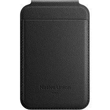 Чехол-бумажник Native Union Active Wallet Stand, экокожа, черный - 3