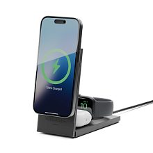 Зарядное устройство беспроводное Native Union Rise 3-в-1 Magnetic Wireless Charger, 15Вт, черный - 3