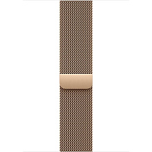 Apple Watch Series 10 + Cellular  (корпус - золотой титан, 46mm браслет золотой, размер S/M) - 2
