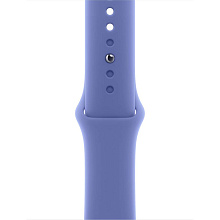 Apple Watch SE GPS  (корпус - серебристый, 40mm ремешок Sport Band голубой, размер M/L) - 2