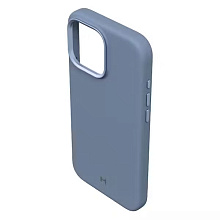 Чехол-накладка Magssory CLT029 для iPhone 16 Pro Max, экокожа, кобальт - 2