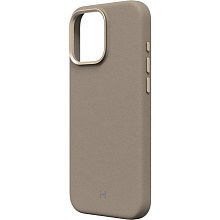 Чехол-накладка Magssory CLT029 для iPhone 16 Pro Max, экокожа, латте - 2