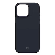 Чехол-накладка Magssory CLT029 для iPhone 16 Pro Max, экокожа, синий - 0