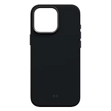Чехол-накладка Magssory CLT029 для iPhone 16 Pro Max, экокожа, темная ночь - 0