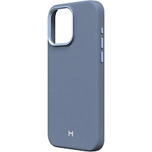 Чехол-накладка Magssory CLT016 для iPhone 15 Pro Max, экокожа, кобальт - 3