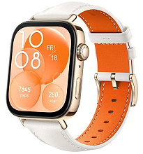 Huawei Watch Fit 3 (корпус - золотой, ремешок - белый) - 0
