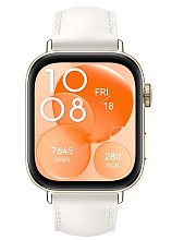 Huawei Watch Fit 3 (корпус - золотой, ремешок - белый) - 1