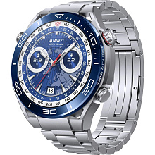 Huawei Watch Ultimate (CLB-B19) GPS 48mm (корпус - серебристый, ремешок - серебристый, IP68) - 0