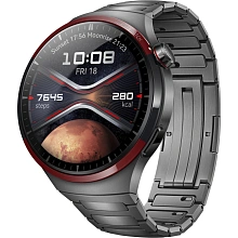 Huawei Watch 4 Pro GPS + Cellular 48mm (корпус - серебристый, ремешок - темно-коричневый, IP6X) - 0