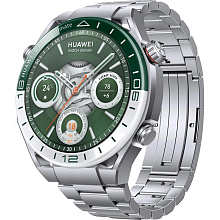Huawei Watch Ultimate (WDS-B19) GPS 48mm (корпус - зеленый, ремешок - серебристый, IP68) - 0