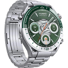 Huawei Watch Ultimate (WDS-B19) GPS 48mm (корпус - зеленый, ремешок - серебристый, IP68) - 3