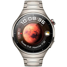 Huawei Watch 4 Pro GPS + Cellular (корпус - серебристый, ремешок - серебристый, IP6X) - 1