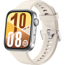 Huawei Watch Fit 4 GPS (корпус - серый, ремешок - белый) - 0