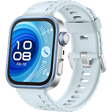 Huawei Watch Fit 4 Pro GPS (корпус - серый, ремешок - голубой, IP68) - 0