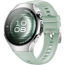 Huawei Watch 5 GPS + Cellular 42mm (корпус - серый, ремешок - зеленый) - 0