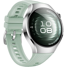 Huawei Watch 5 GPS + Cellular 42mm (корпус - серый, ремешок - зеленый) - 1