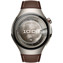 Huawei Watch 5 GPS + Cellular 46mm (корпус - серый, ремешок - коричневый) - 2